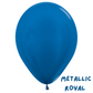 3 shades of blue - 12 x 28cm latex balloons