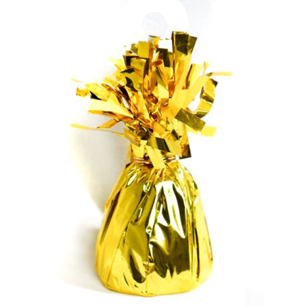 Party Central Foil Balloon Weight - Gold