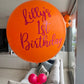 Jumbo balloon personalised