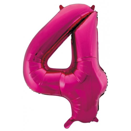 Hot Pink - Large Number 86cm