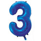 Royal Blue - Large Number 86cm