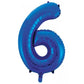 Royal Blue - Large Number 86cm