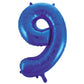 Royal Blue - Large Number 86cm