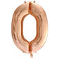 Rose Gold - Large Number 86cm