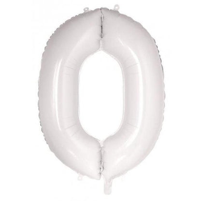 White - Large Number 86cm