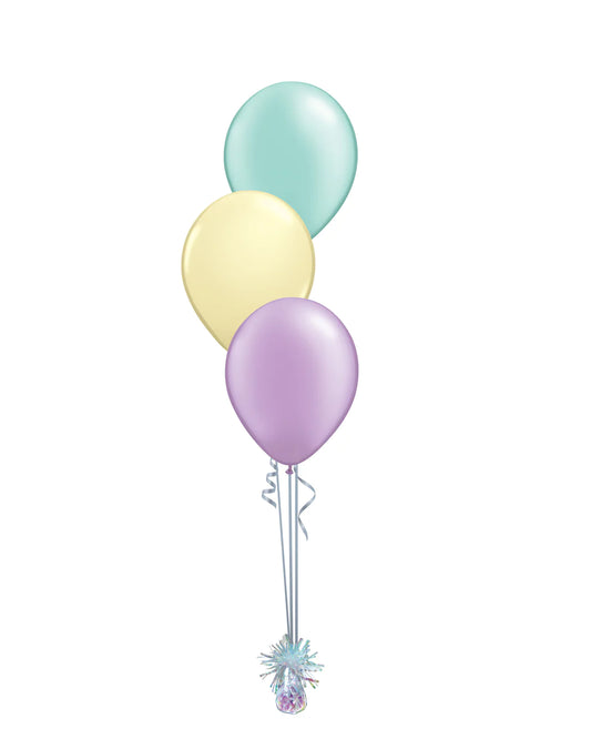 3 latex balloons - Your choice of colour