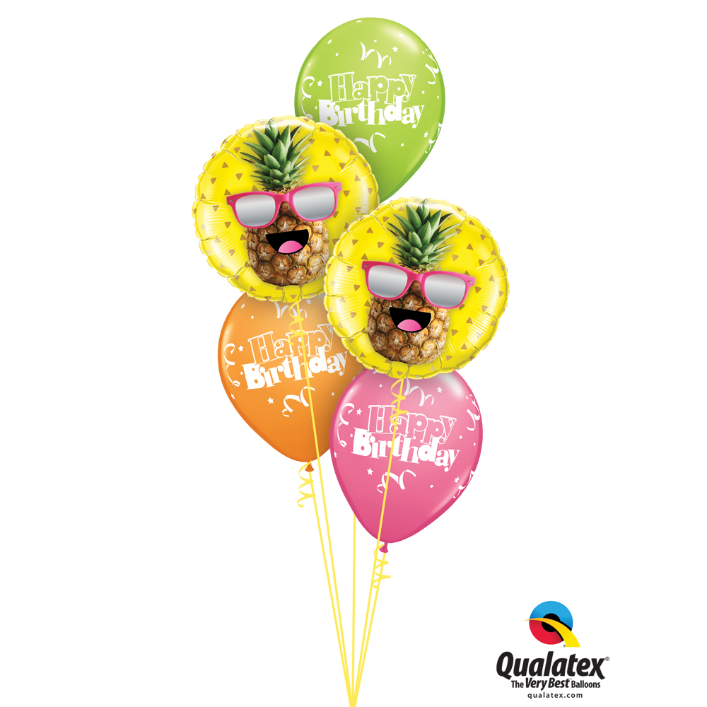 Happy Pineapple Happy Birthday Bouquet