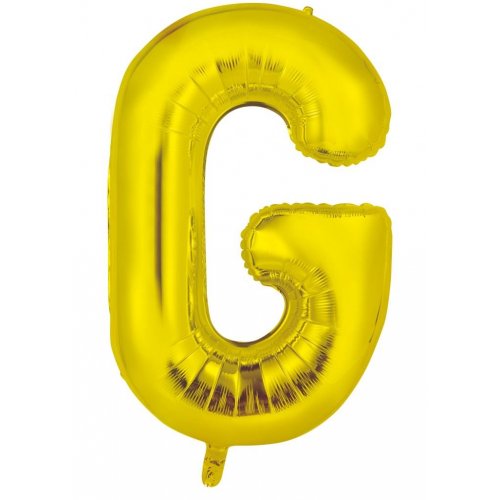 Gold Letter G Balloon - 86cm