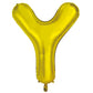 Gold Letter Y Balloon - 86cm