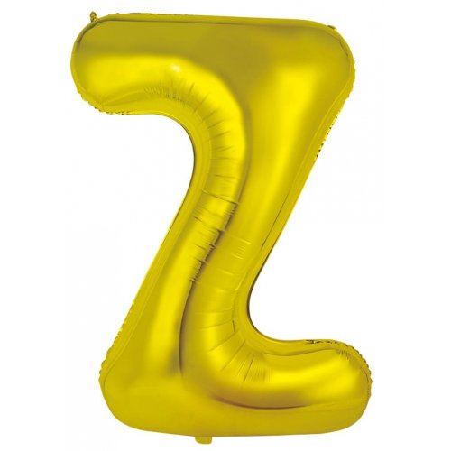 Gold Letter Z Balloon - 86cm