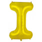Gold Letter I Balloon - 86cm