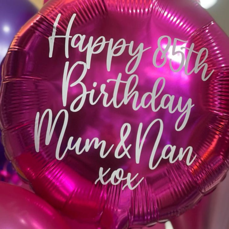 Personalised 45cm round balloon